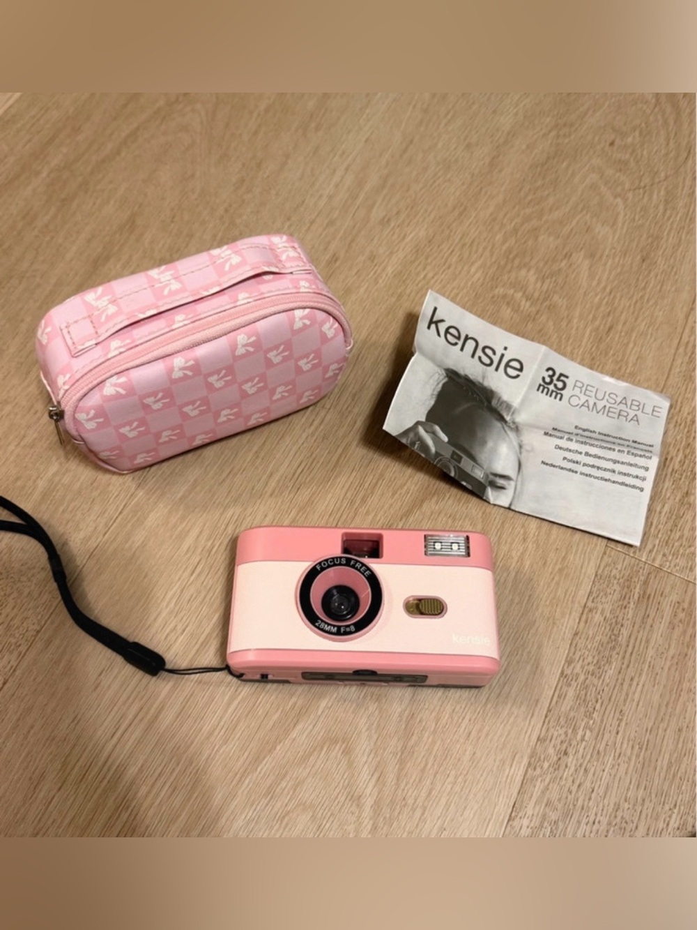 Kensie Pink 35mm Reusable Film Camera